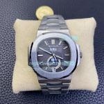 Swiss Clone Patek Philippe Nautilus 5726/1A Moonphase Watch Stainless Steel Grey Dial